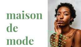 Maison De La Mode Exclusive - Conception De Sites Web De Téléchargement Gratuit