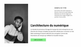 Modèle Joomla Prêt À L'Emploi Pour C'Est Notre Architecte