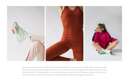 Gallery With Sports Fashion - Multiple Layout