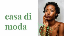 Casa Della Moda Esclusiva - Design Del Sito Web Scaricabile Gratuitamente