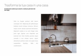 Design Accogliente Della Cucina - Modello HTML5 Personalizzato