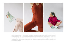 Galerij Met Sportmode - Responsieve HTML5-Sjabloon