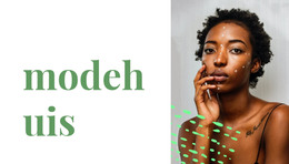 Huis Van Exclusieve Mode - Bootstrap-Sjabloon