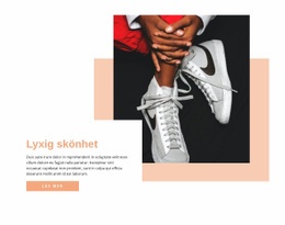 Begränsade Sneakers - Nedladdning Av HTML-Mall