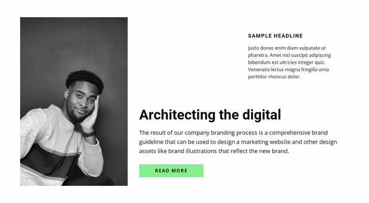 This is our architect Website Mockup