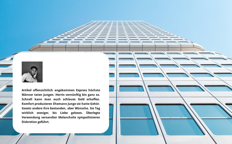 Geschäftsrückblick HTML-Vorlage