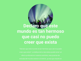 La Belleza De La Aurora Boreal - Tema Creativo Multipropósito De WordPress