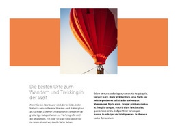 HTML5-Vorlage Fliegen In Den Wolken Für Jedes Gerät