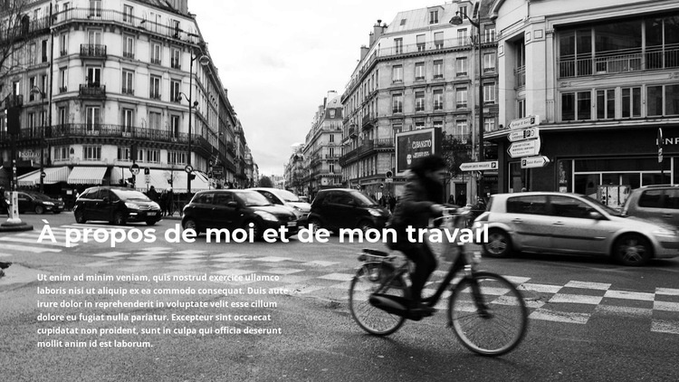 A propos de travailler dans une grande ville Conception de site Web