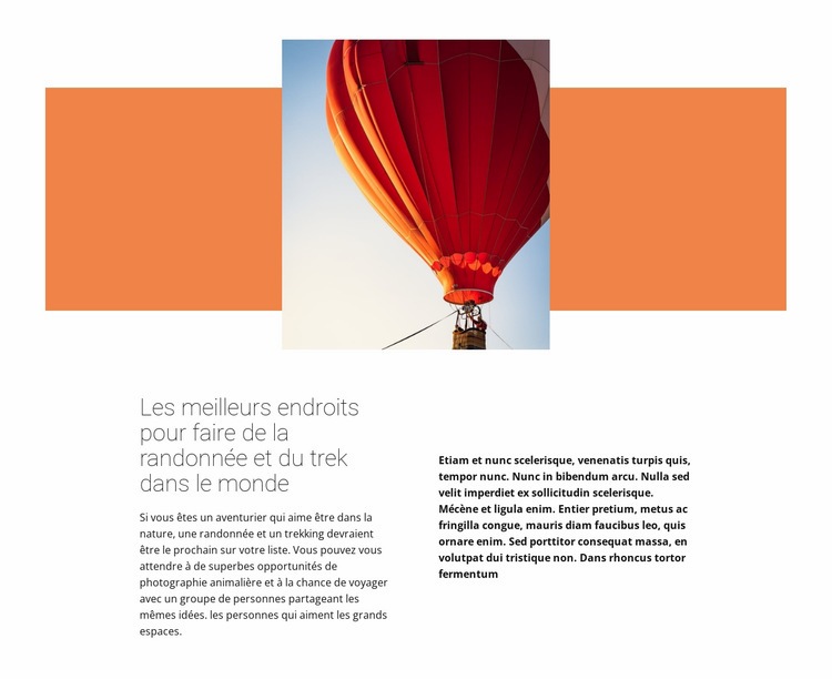 Voler dans les nuages Conception de site Web