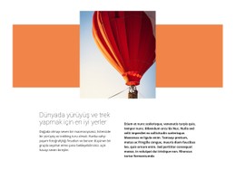 Bulutlarda Uçmak HTML5 Şablonu