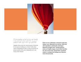 Bulutlarda Uçmak - Bir Sayfalık Önyükleme Şablonu