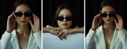 Responsive HTML5 For Gallery With A Model In Glasses