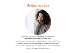 Přání Obrázek A Text – Šablona Webu