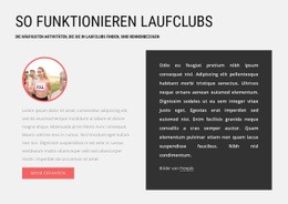So Funktionieren Laufclubs - HTML Site Builder
