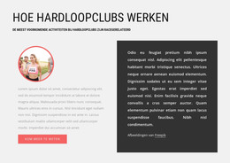 Hoe Hardloopclubs Werken - Site Met Download Van HTML-Sjabloon