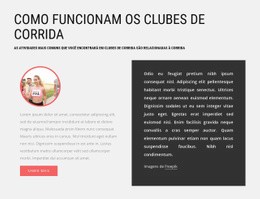 Ferramenta De Maquete De Site Para Como Funcionam Os Clubes De Corrida