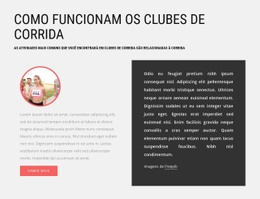 Como Funcionam Os Clubes De Corrida - Página De Destino Pronta Para Uso