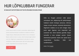 Hur Löpklubbar Fungerar Grundläggande HTML-Mall Med CSS