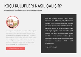 Koşu Kulüpleri Nasıl Çalışır? - Kullanıma Hazır Açılış Sayfası