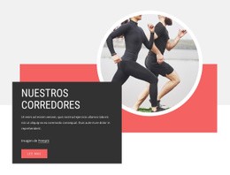 Nuestros Corredores - Design HTML Page Online