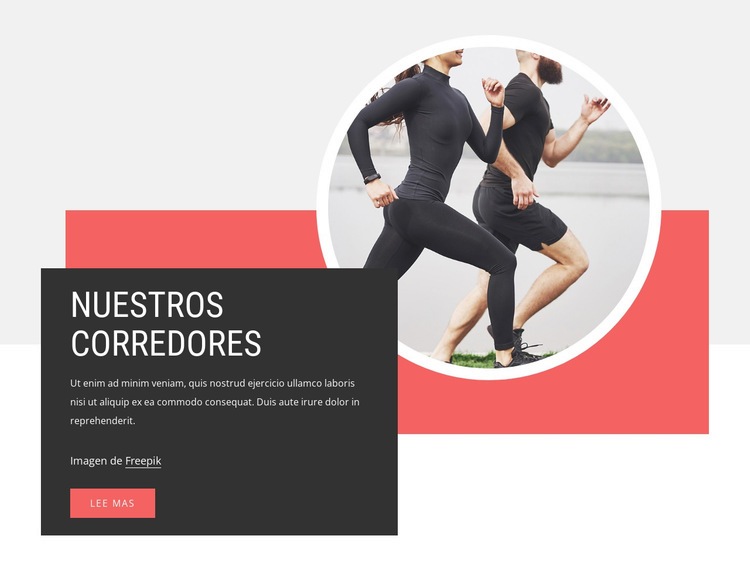 Nuestros corredores Creador de sitios web HTML