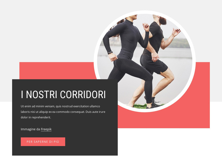 I nostri corridori Tema WordPress