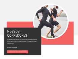 Nossos Corredores - Design HTML Page Online