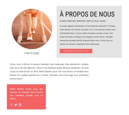 Texte, Bouton Et Image Circulaire - HTML Template Generator