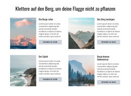 Den Berg Besteigen – Einfache HTML5-Vorlage