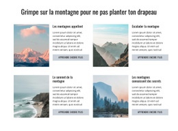 Escalader La Montagne - Conception De Site Web Simple