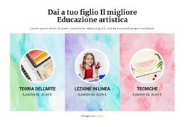 Scuola D'Arte - Modello Personalizzabile
