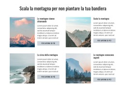Scala La Montagna Sito Web A Pagina Singola