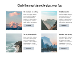 Climb The Mountain - Professional Joomla Template