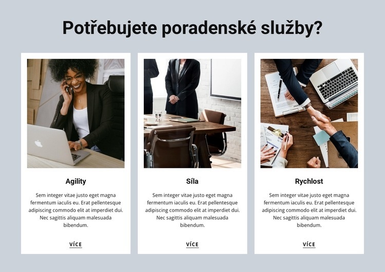 Consulting Services Šablona HTML