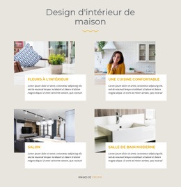 Conception De Site Prête À L'Emploi Pour Design D'Intérieur De Maison