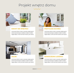 Projekt Wnętrz Domu - Darmowy Szablon HTML