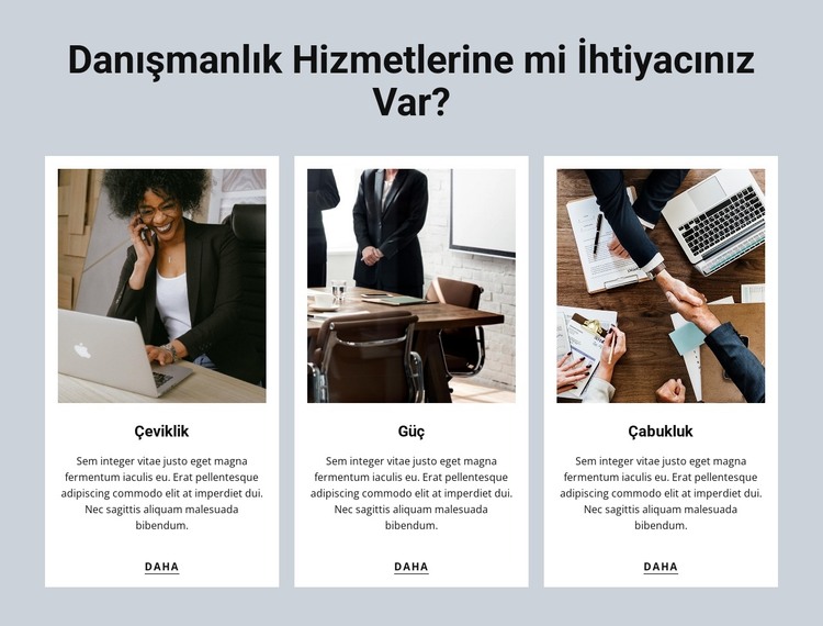 Consulting Services HTML Şablonu