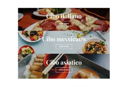 Cibo Nazionale Modello HTML5