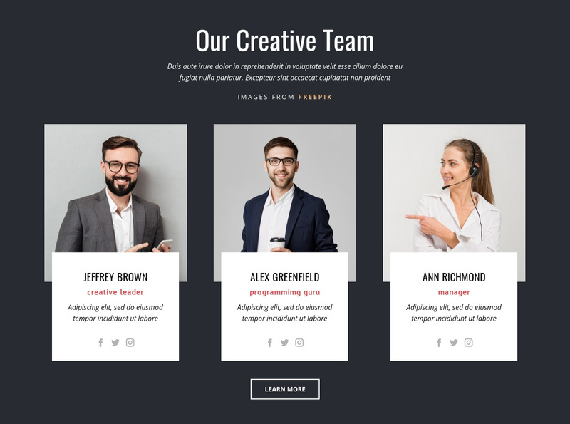 Branding experts Web Page Design