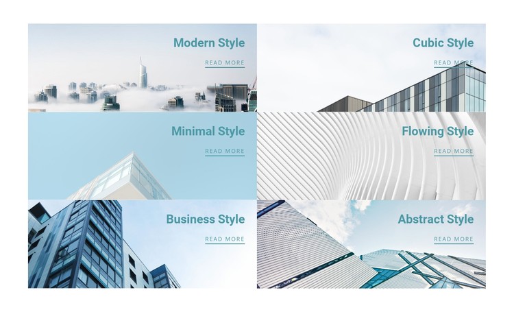 Architecture innovation style CSS Template