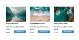 Podróż Przez Ocean Szablony Witryn E-Commerce