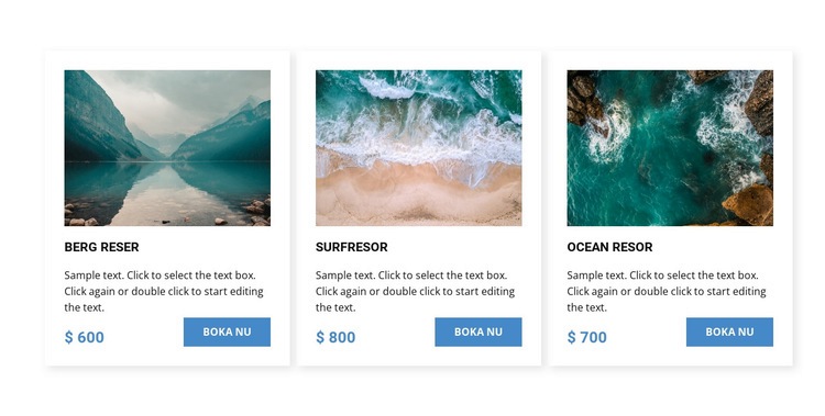 Ocean resor WordPress -tema