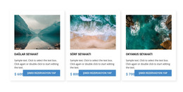 Okyanus Seyahati - HTML Sayfası Şablonu