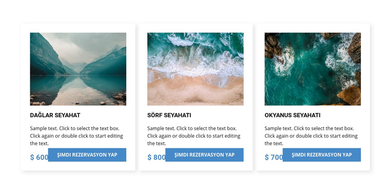 Okyanus seyahati WordPress Teması