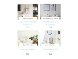 Witryna WordPress Dla Styl Wnętrza