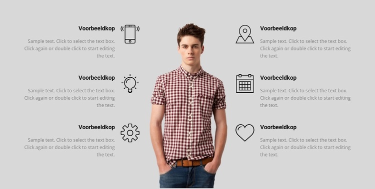 Business features WordPress-thema