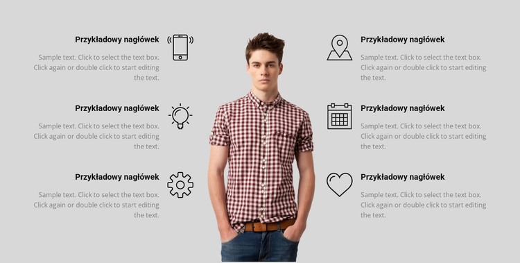 Business features Szablon HTML