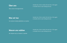 Was Wir Im Geschäft Machen - Website-Vorlagen