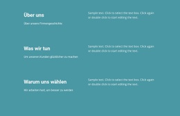 Was Wir Im Geschäft Machen - Einfache Zielseite